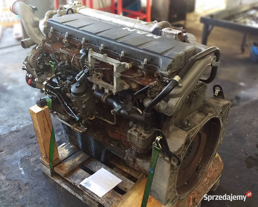 Kompletny używany silnik MAN TGA D2066LF03 390 Naprawa i warsztat