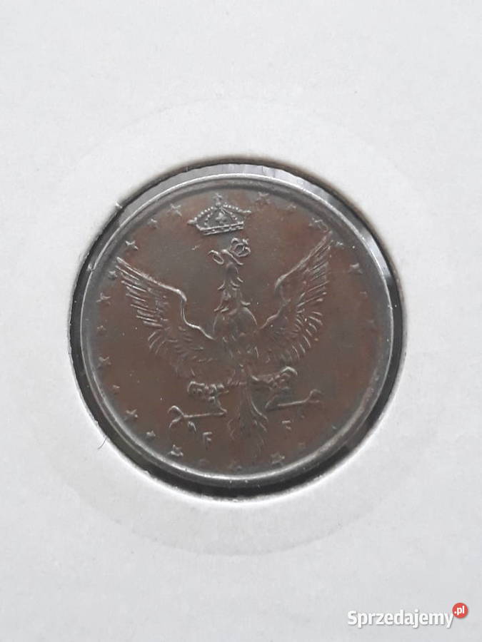 10 Fenigów Królestwo Polskie 1917 r 3 Skrętka Konin