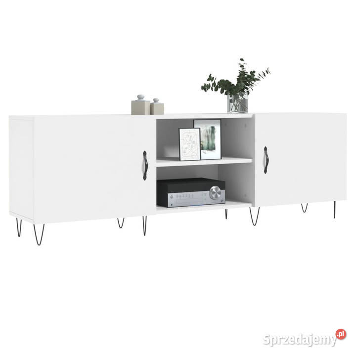 Szafka pod TV biała 150x30x50 materiał RTV Warszawa sprzedam
