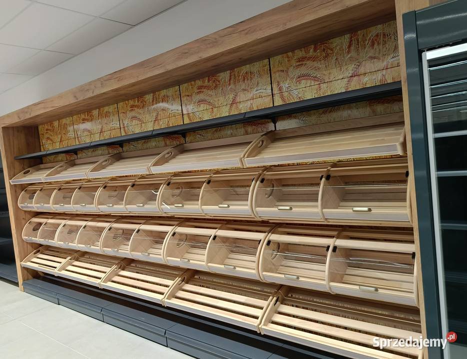 Regał sklepowy piekarniczy regał na pieczywo 10m