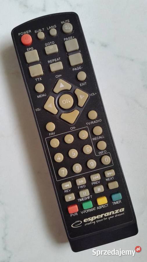 Pilot esperanza EV102 do tunera DVBT Puławy