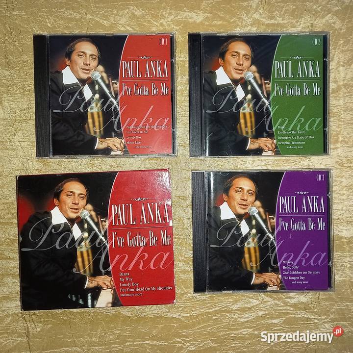 Paul Anka Ive Gotta Be Me Box 3 cd pop Płyty i kasety Ząbkowice Śląskie