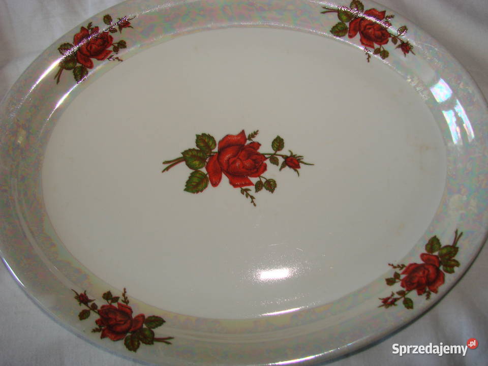 Lubiana Kwiaty półmisek PRL pomorskie Pruszcz Gdański