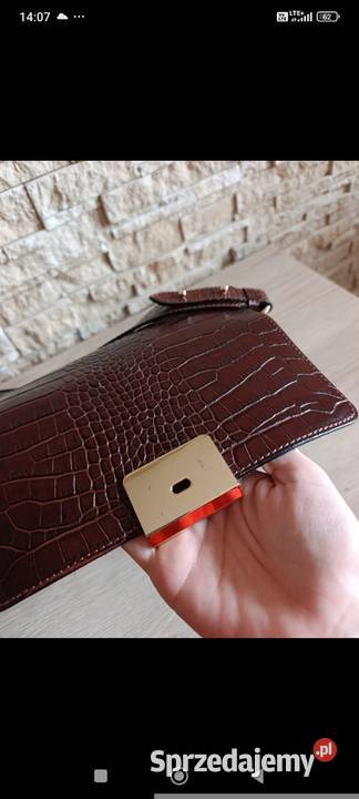 Sprzedam skórzaną torebkę Torby i torebki Galanteria i dodatki Zambrów sprzedam