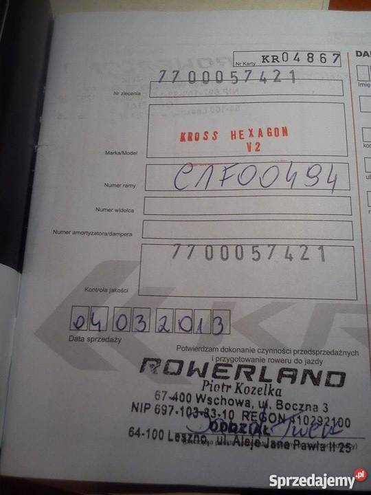 Sprzedam Rower Kross Hexagon V2 17 Lechlin