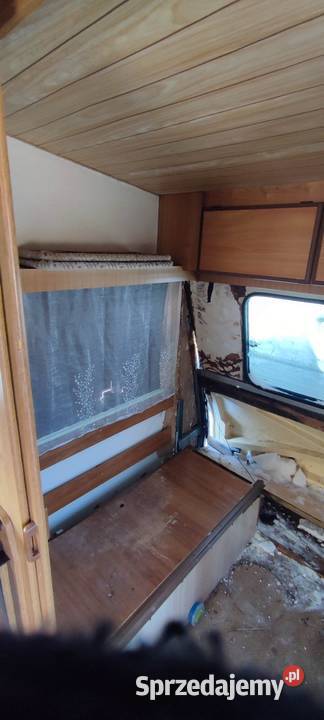 Przyczepa kempingowa na działkę do remontu Mrągowo