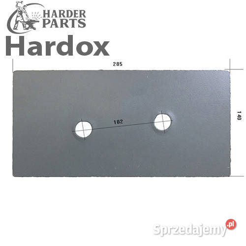 Płoza HARDOX 95003736P części do pługa OVERUM Części zamienne Suwałki