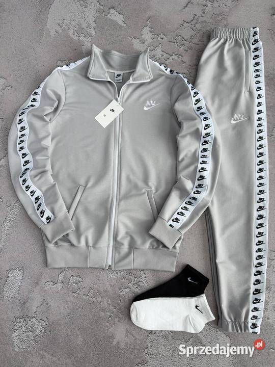 Nowy Dres NIKE Stylowy i Wygodny Komplet Bluza