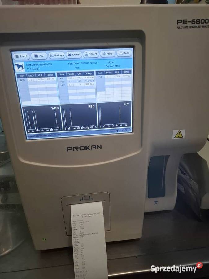 Analizator hematologiczny Prokan 6800 vet Skoki