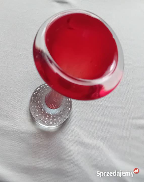 Wazon Vintage na 1 kwiat Aseda Glasbruk Szwecja Koźminek