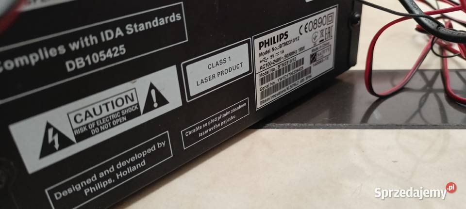 Mini wieża Philips BTM 3210 bluetooth CD USB Sędziszów