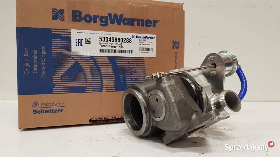 Nowa turbosprężarka BorgWarner 53049880288