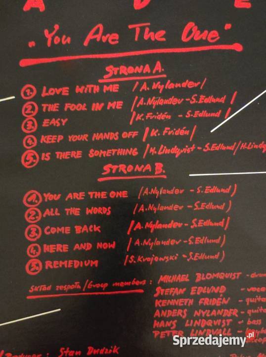 1985 You Are the One Baden Baden Płyta Kielce