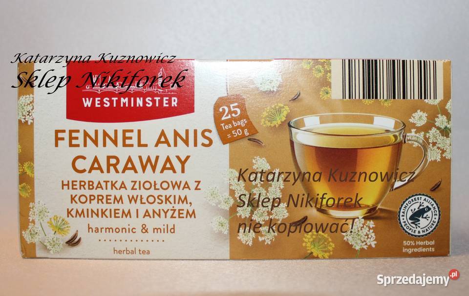 Westminster herbata ziołowa 25t rumianek koper Stare Miasto