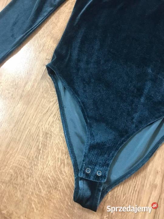 Welurowe body Primark zielony Hajnówka