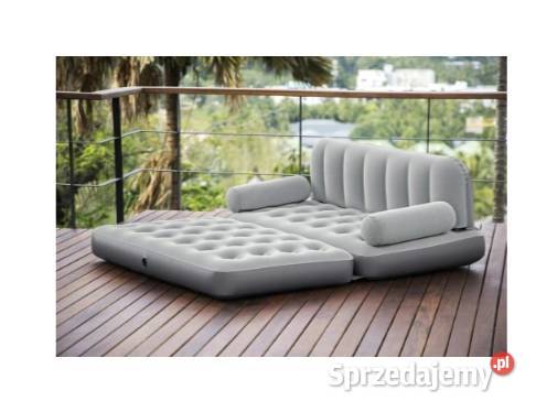 SOFA ŁÓŻKO MATERAC DMUCHANY z pompką 152x188x64 Wrocław