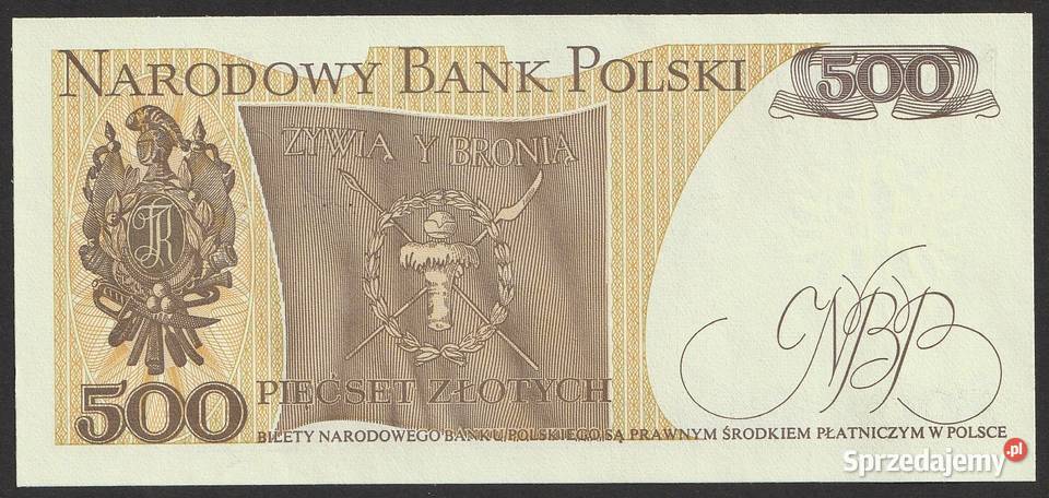 POLSKA 500 ZŁOTYCH 1982 KOŚCIUSZKO FB STAN Łódź sprzedam