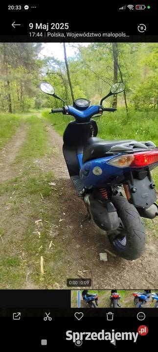 Skuter Kymco super 9 50cm3 Mokrzyska