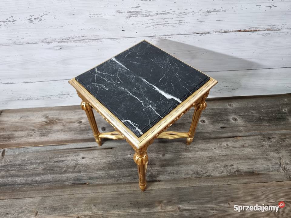 Stolik z blatem marmurowym Sanok