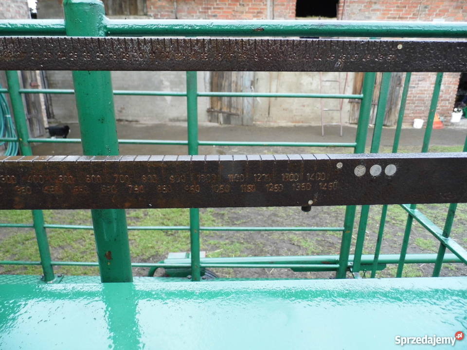 Waga inwentarzowa do bydła żywca 15T Przystajń