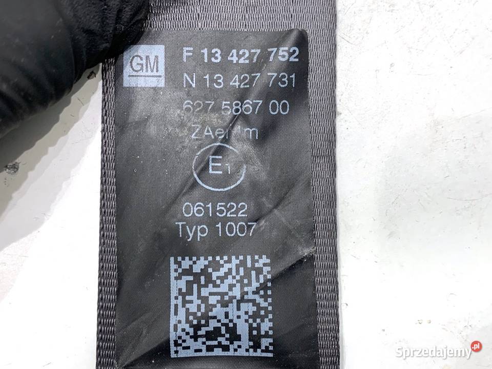 PAS BEZPIECZEŃSTWA PRAWY TYŁ OPEL CORSA E