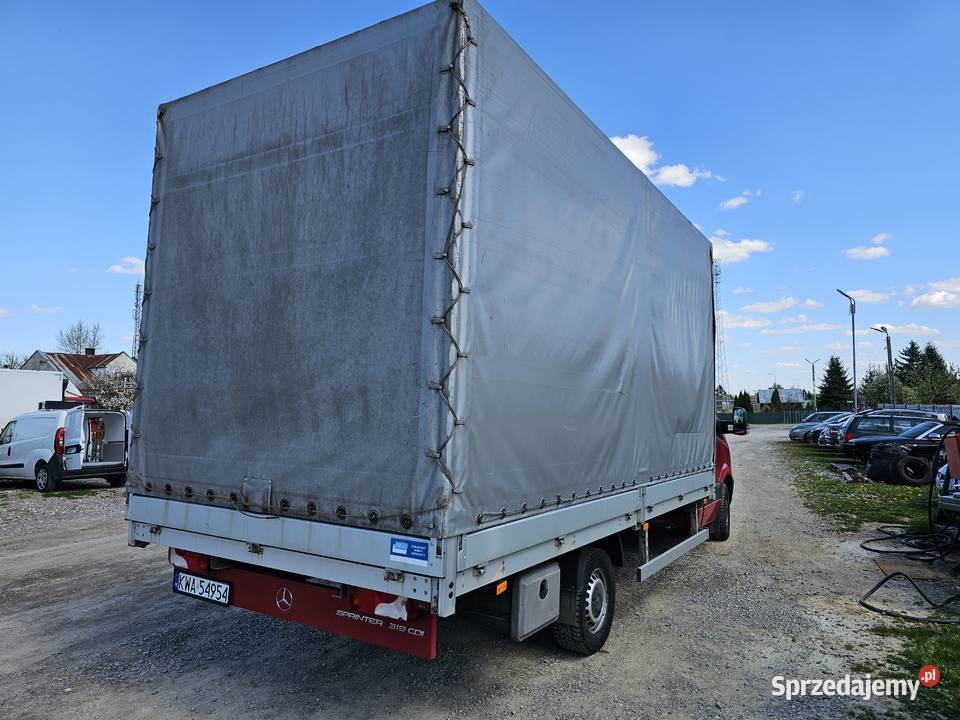 SPRINTER 319 190 AUTOMAT PLANDEKA 10 PALET KLIMA kupiony w polskim salonie podkarpackie Tarnobrzeg sprzedam