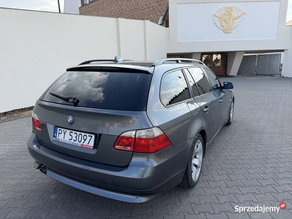 Ładna BMW E6061 525D Automat Bogata ZAMIANA Zarejestrowany w Polsce Śrem