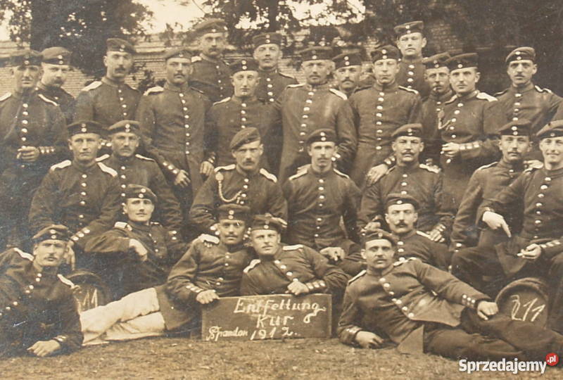 Kartka z 1912 r z niemieckim oddziałem Tarnów