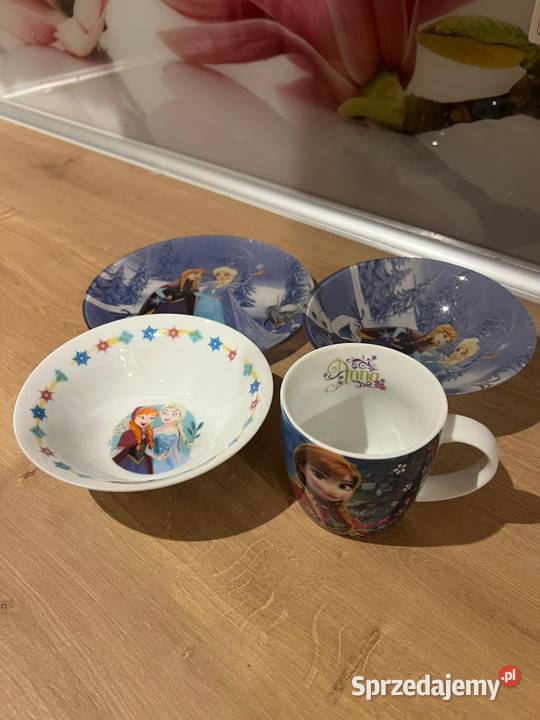 nowy Zestaw naczyń Kraina Lodu Elza Pozostałe Gdańsk
