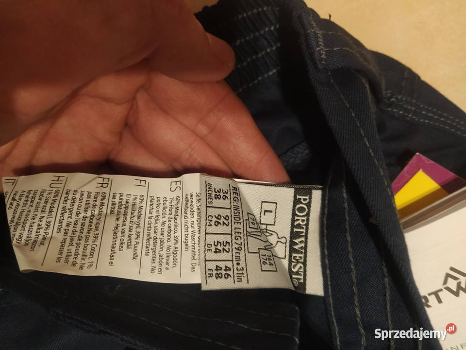 Spodnie robocze trudnopalne Małogoszcz