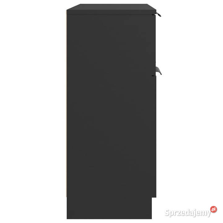 Szafka czarna 60x30x70 materiał drewnopochodny