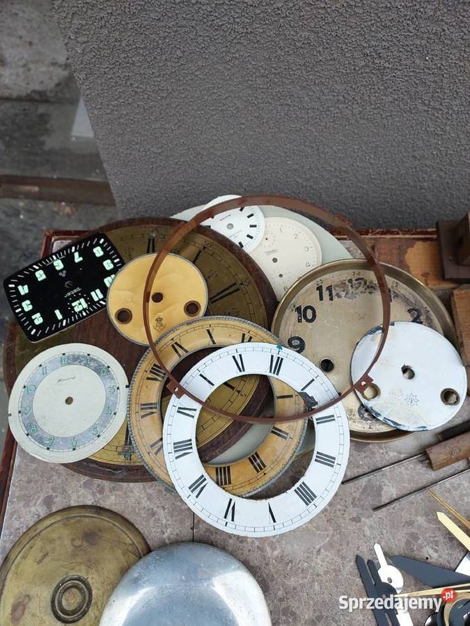 Zestaw części elementów zegarmistrza gongi pomorskie Tczew sprzedam