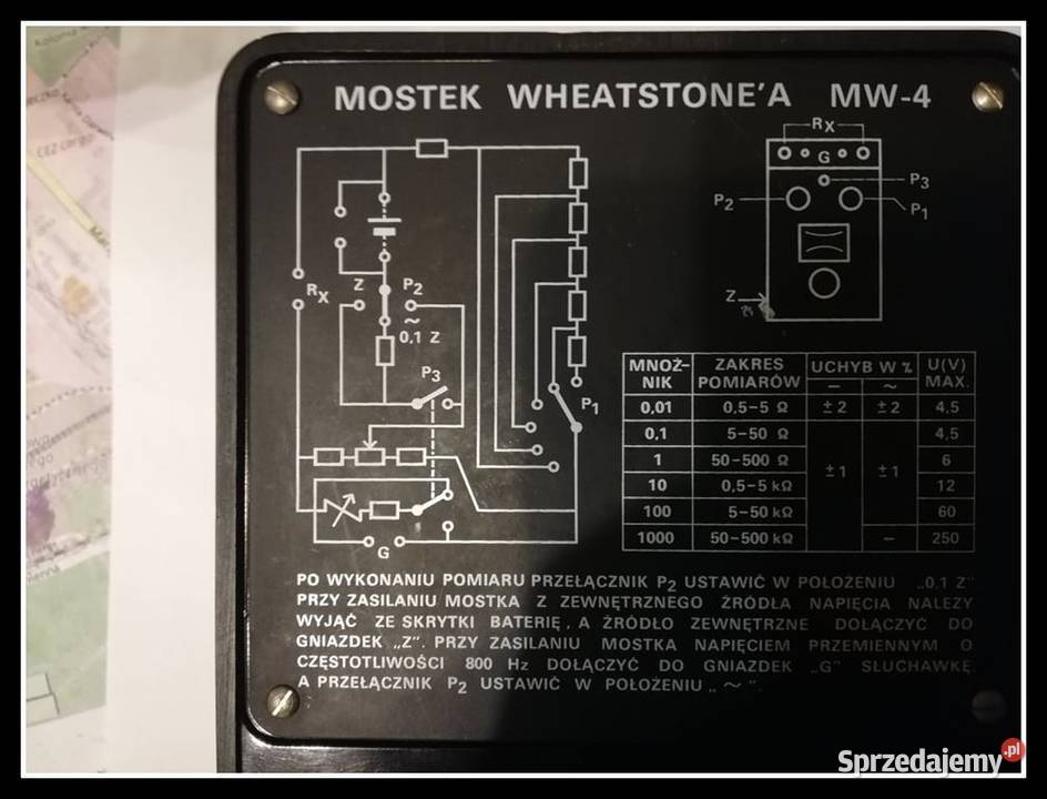 techniczny MOSTEK WHEATSTONEA MW4 sprzedam