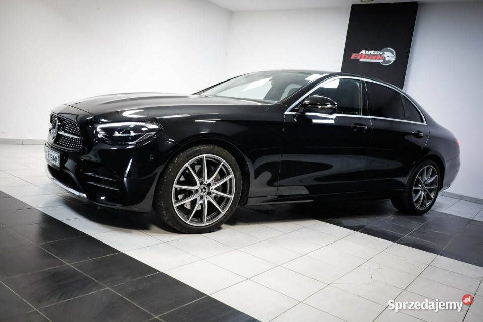 Mercedes E 220 e220d4MaticAMG LineSalon wielofunkcyjna kierownica Konstantynów Łódzki
