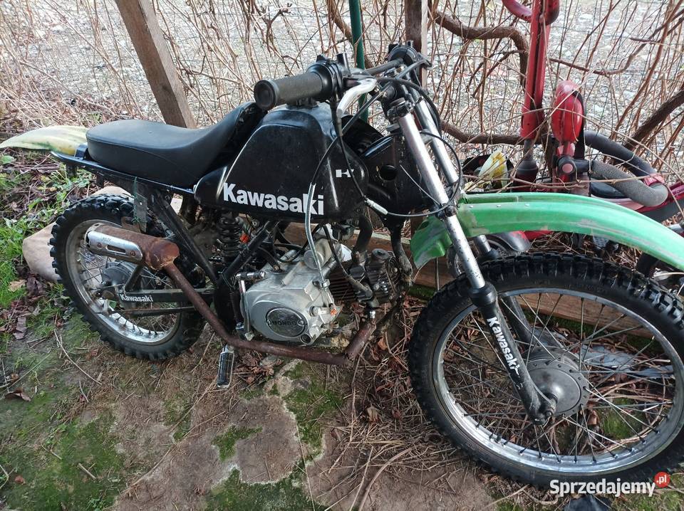 Kawasaki 110 średnia rama małopolskie Myślenice