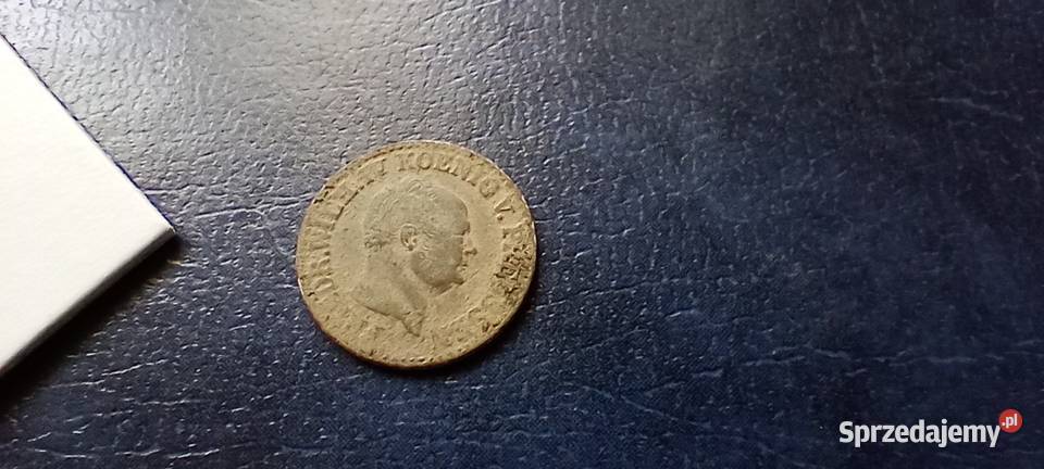 Stare monety 12 srebrnego grosza 1858 A Niemcy Lesko