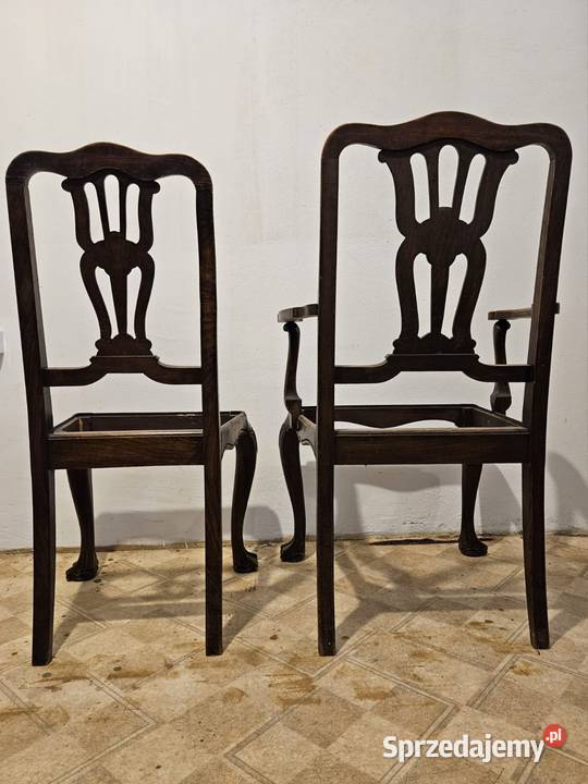 Krzesła ludwikowskie Bez siedzisk Nowy Sącz