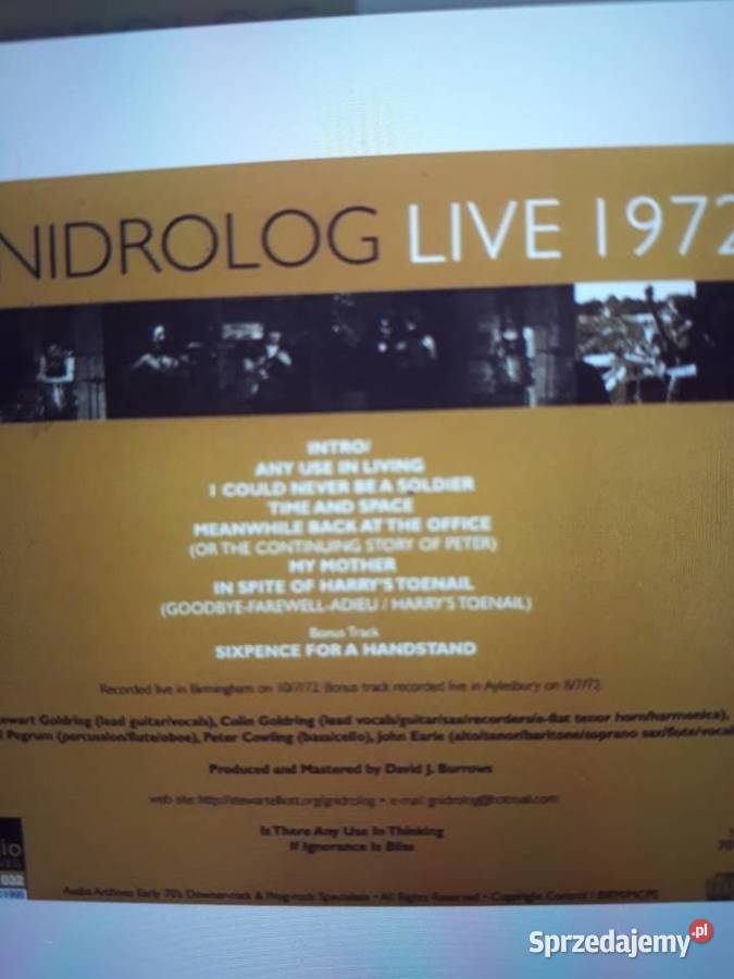 Zapomniane koncerty progresywnego rocka Płyty i kasety sprzedam
