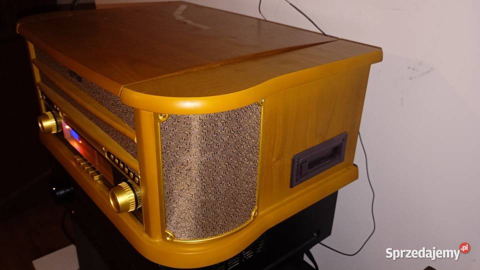 Gramofon radio CD AUX USB MP3 magnetofon Grodków