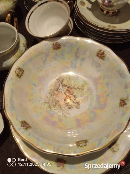 Zestaw Śniadaniowy porcelany Karolina 24 części mazowieckie Warszawa sprzedam