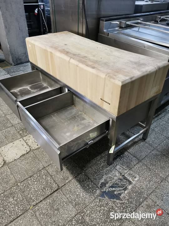 Kloc masarski 150x60x85 z podstawą Gastronomia Krotoszyn sprzedam