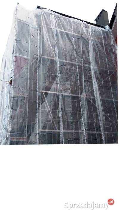 Folia Osłonowa PLANDEKA ZBROJONA na rusztowanie Myślenice