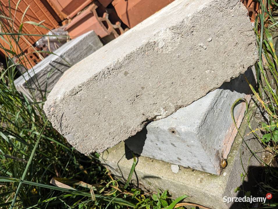 Bloczki betonowe fundamentowe 14 sztuk 12x24x38 Bloczki Łubniany