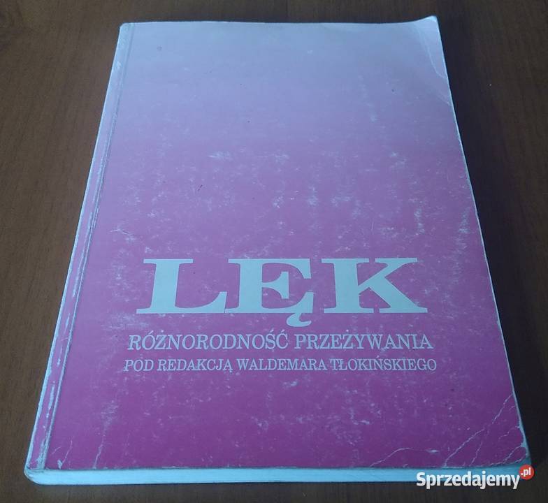 Lęk różnorodność przeżywania pod red Waldemara Gdańsk