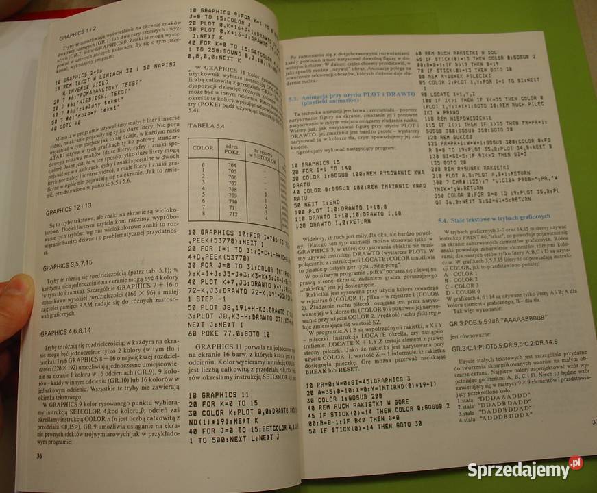 Atari Basic WMigut WydI 1987 Książki naukowe i popularnonaukowe Łódź