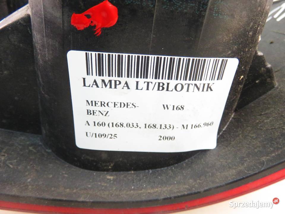 LAMPA LEWA TYLNA MERCEDES W168 Lampy tylne sprzedam