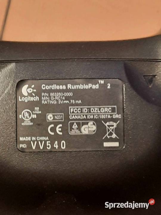 Logitech Rumblepad 2 bezprzewodowy uzywany wielkopolskie Poznań sprzedam