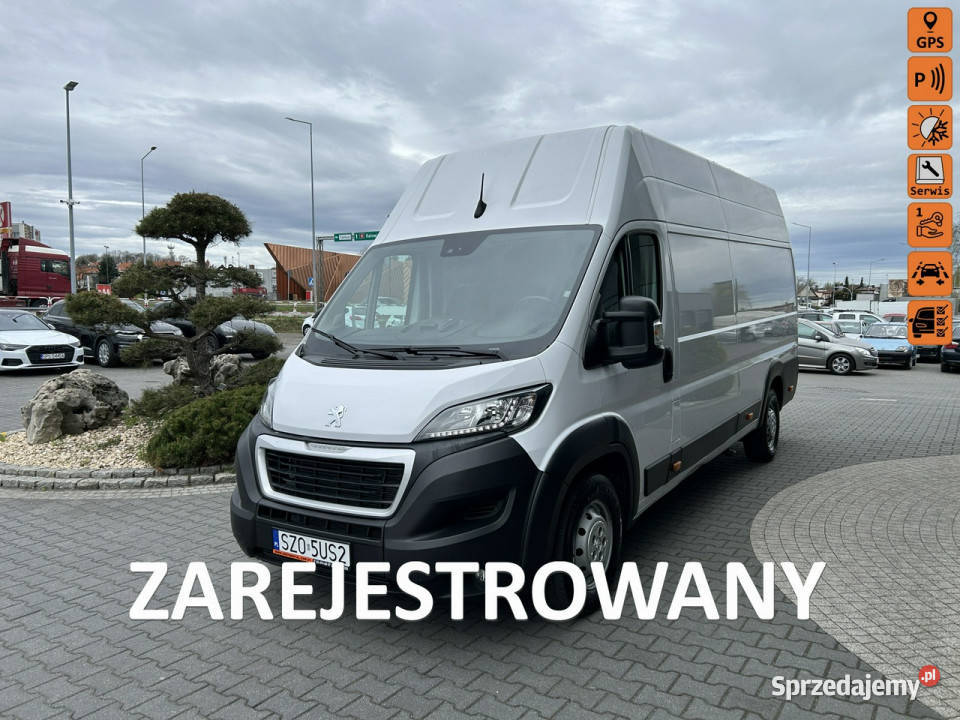Peugeot Boxer L4H3 led kamera nawigacja tempomat nieuszkodzony Żory