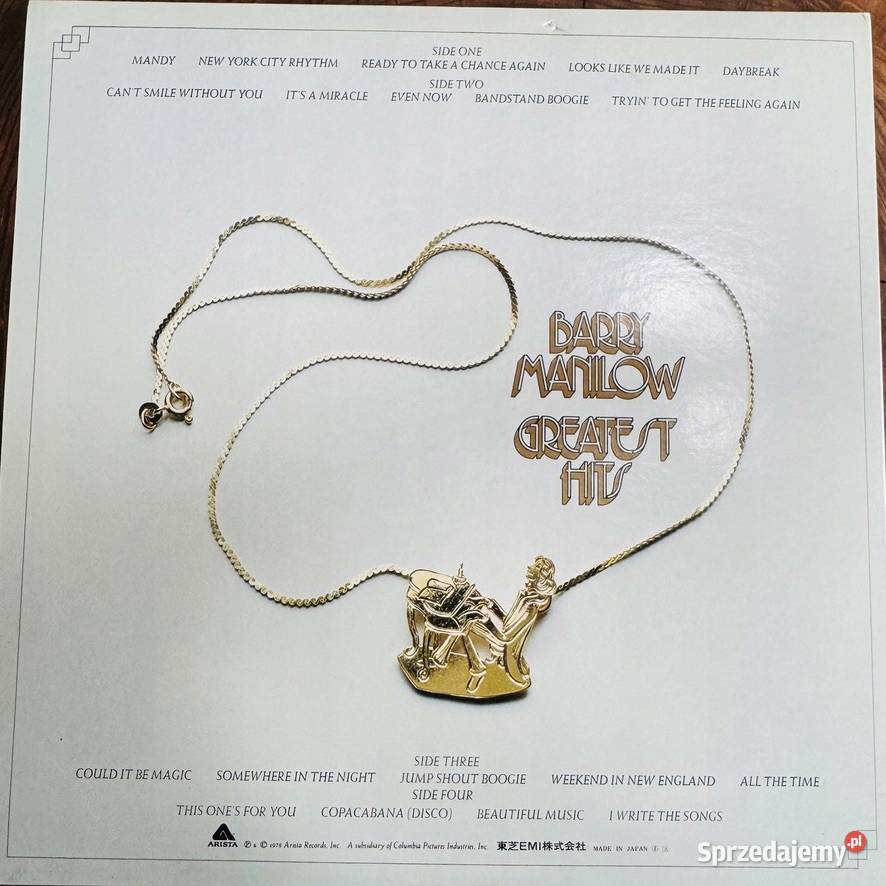 Barry Manilow Greatest Hits NMEX Japan Obi 2 LP pomorskie Gdańsk