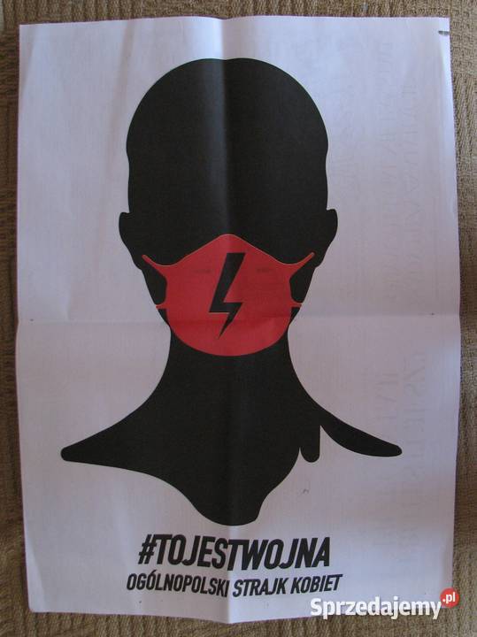 Plakat TO JEST WOJNA Gazeta Wyborcza Parczew sprzedam